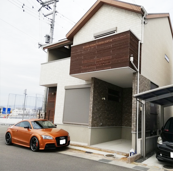 京都府 松井山手外観南東